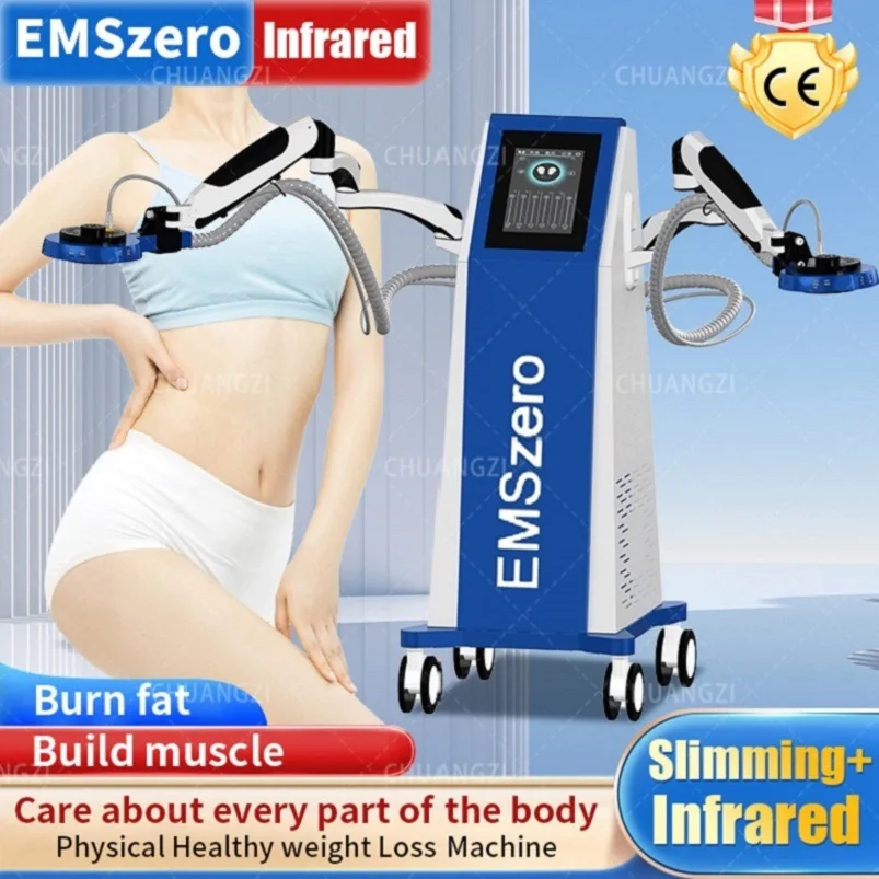 Emszero 2 в 1 Инфракрасный массаж, формирующий скульптуру, HI-EMT для похудения, радиочастотный миостимулятор 14 Тесла - 0