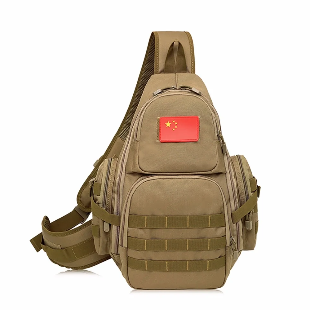 Мужской одноместный рюкзак, сумки через плечо, Компьютерная Военная дорожная сумка через плечо, Высококачественный нейлоновый Нагрудный рюкзак-мессенджер, рюкзак - 0