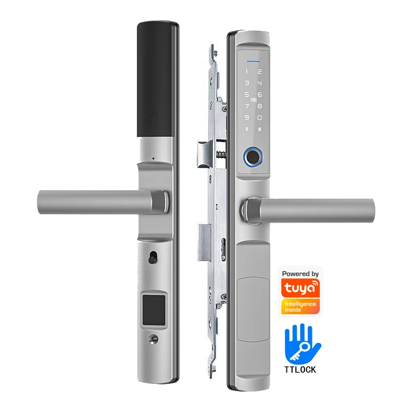 Водонепроницаемый магнитный электронный смарт-замок Wifi для ворот с приложением Tuya Smart life, цифровые замки для раздвижных дверей - 0