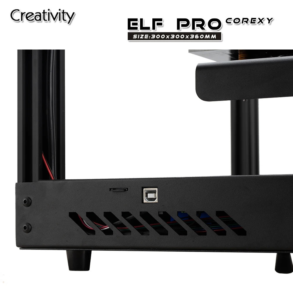 Креативное обновление ELFPRO Настольный Крупногабаритный 3D-принтер Алюминиевый Профиль 300x300x360 мм Большая Площадь Печати Чрезвычайно Высокая Точность - 1