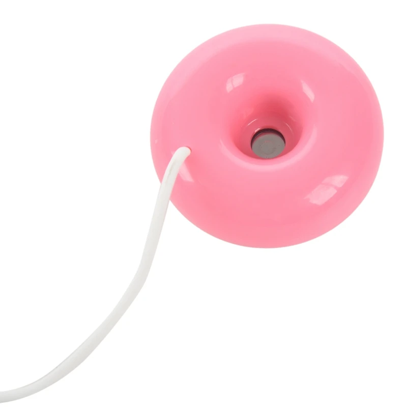 2X Розовый Пончик Увлажнитель USB Офисный Настольный Мини-Увлажнитель Портативный Креативный Очиститель воздуха Розовый - 1