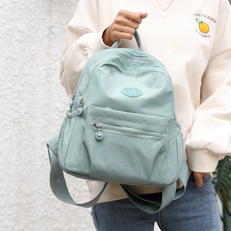 Новый рюкзак, женский универсальный рюкзак большой емкости, женская легкая дорожная сумка для девочек-подростков, рюкзак из нейлоновой ткани, школьная сумка для книг - 1