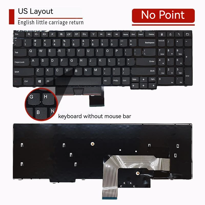 Клавиатура для ноутбука Lenovo IBM ThinkPad E530 E545 E535 E530C США - 1