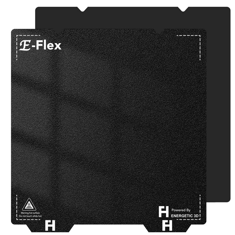 ЭНЕРГИЧНЫЙ Ender 5 S1 Flex Plate 235x235 мм Двухсторонний Черный Текстурированный Стальной Лист С Порошковым Покрытием PEI Pro Для Тепловой Кровати 3D-принтера - 2