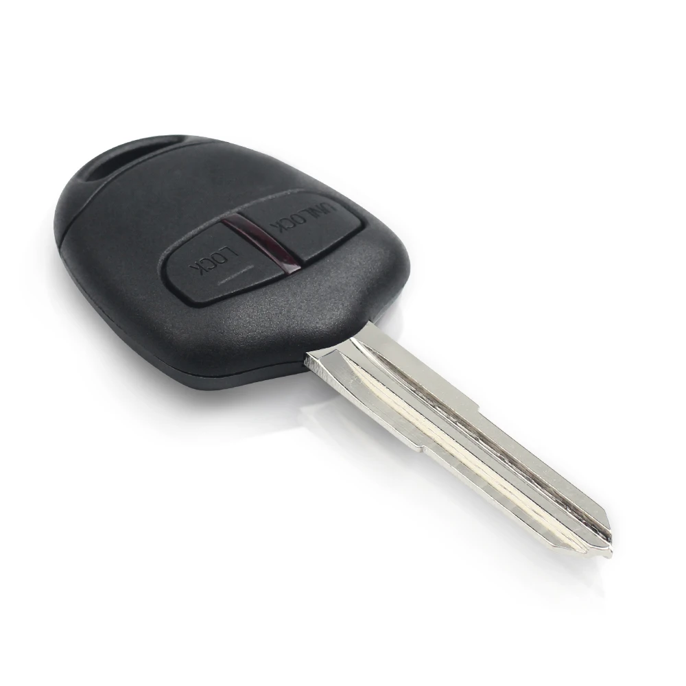 KEYYOU 2 кнопки дистанционного ключа автомобиля чехол для Mitsubishi Outlander ASX 2006-2015 434 МГц ID46 чип MIT11 лезвие - 2