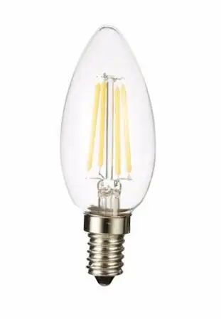 2 Вт 4 Вт E14, светодиодная лампа Накаливания, 220 В, светодиодная лампа Эдисона, Теплая, холодная, белая, Винтажная свеча Для украшения дома - 2