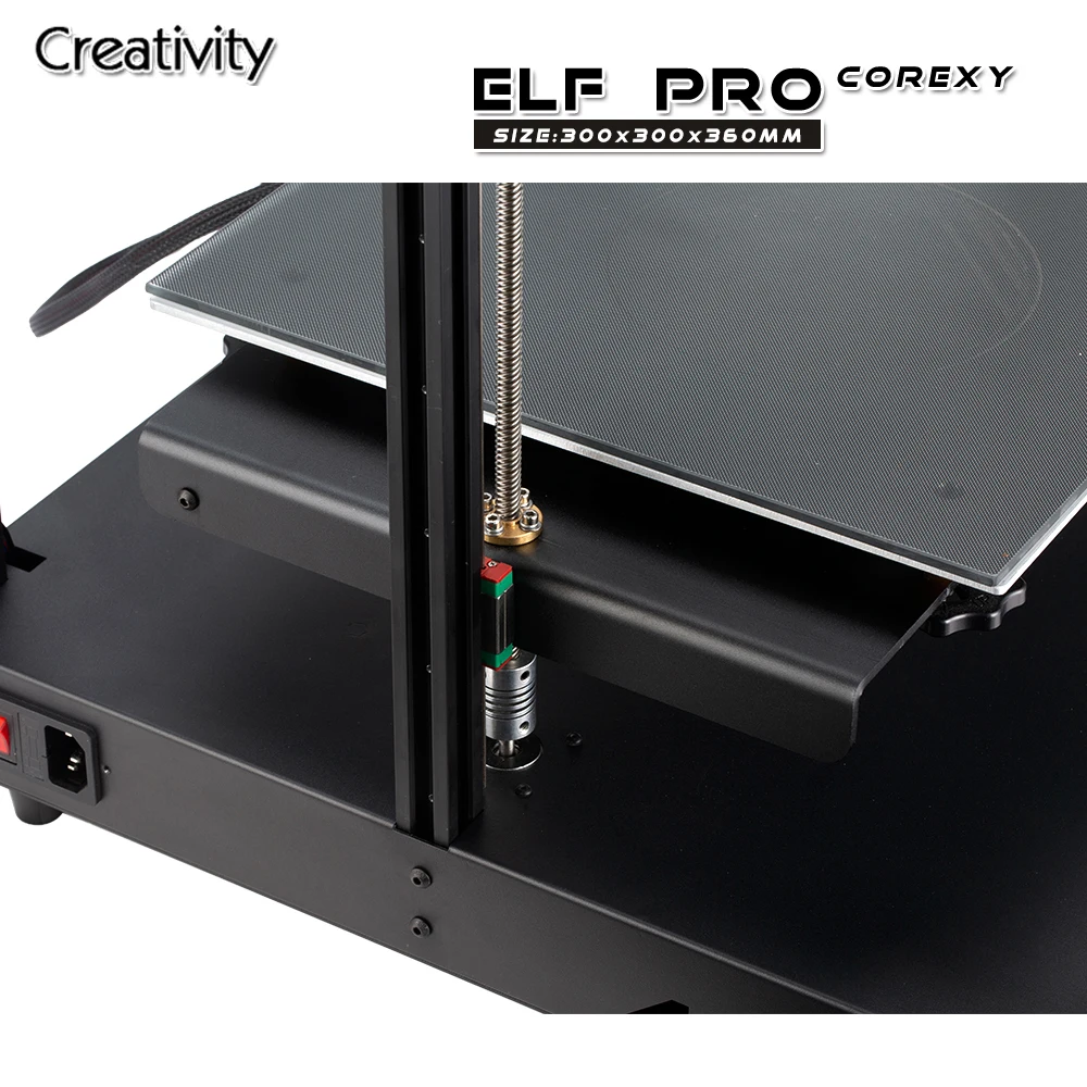 Креативное обновление ELFPRO Настольный Крупногабаритный 3D-принтер Алюминиевый Профиль 300x300x360 мм Большая Площадь Печати Чрезвычайно Высокая Точность - 2