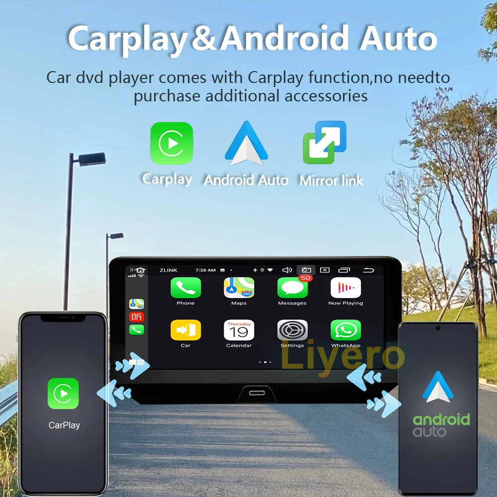 Liyero 12,3 Дюймов Авто Android 12 Для Toyota RAV4 Rav 4 XSE 2019-2022 Автомобильный Радио Стерео Плеер GPS Навигация Видео Carplay DSP 4G - 2