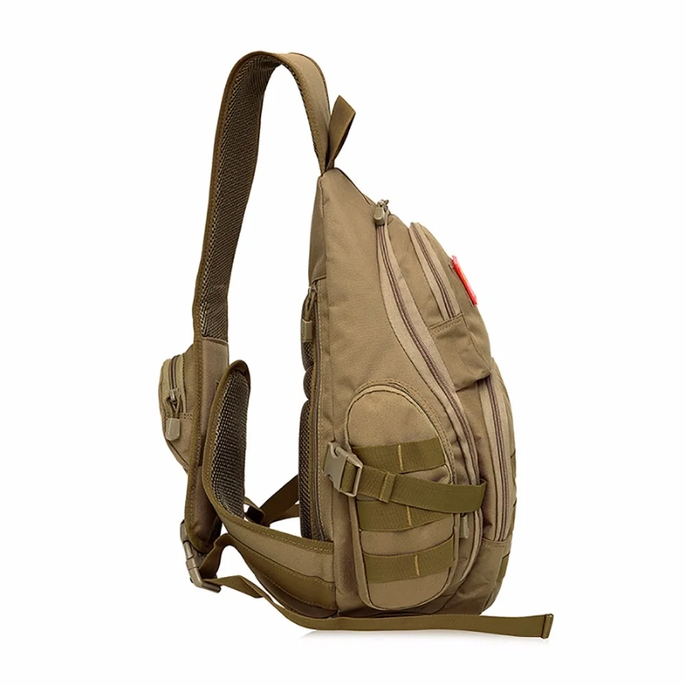 Мужской одноместный рюкзак, сумки через плечо, Компьютерная Военная дорожная сумка через плечо, Высококачественный нейлоновый Нагрудный рюкзак-мессенджер, рюкзак - 2
