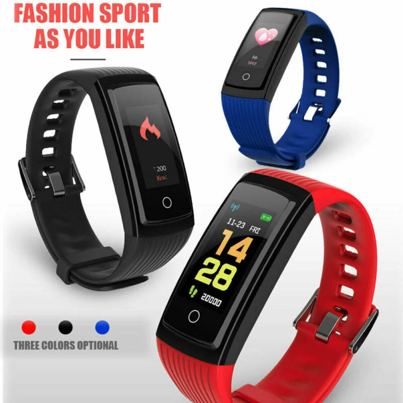 2023 Новые Смарт-часы Браслет для отслеживания спортивной активности Браслет для здоровья IP67 Водонепроницаемый Фитнес-браслет для Android IOS Бесплатная доставка - 2