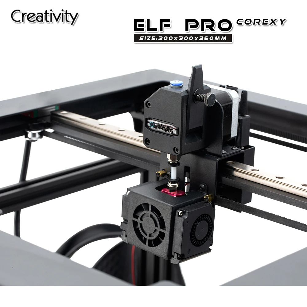 Креативное обновление ELFPRO Настольный Крупногабаритный 3D-принтер Алюминиевый Профиль 300x300x360 мм Большая Площадь Печати Чрезвычайно Высокая Точность - 3