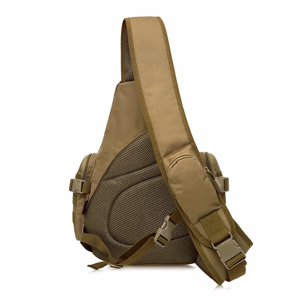 Мужской одноместный рюкзак, сумки через плечо, Компьютерная Военная дорожная сумка через плечо, Высококачественный нейлоновый Нагрудный рюкзак-мессенджер, рюкзак - 3