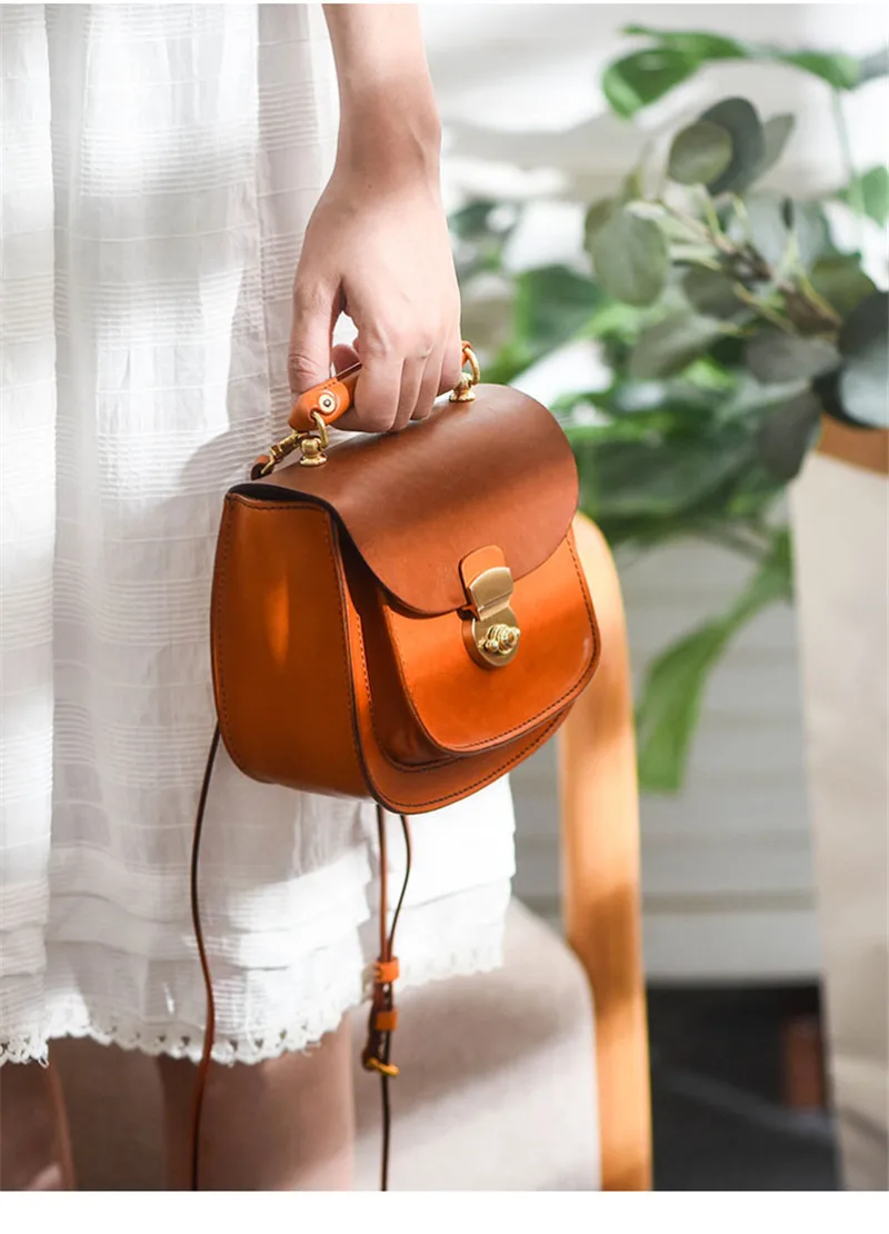 PNDME роскошная женская маленькая сумочка из натуральной кожи, седельная сумка, модная повседневная сумка для вечеринок, женская сумка-мессенджер из натуральной воловьей кожи на плечо - 3