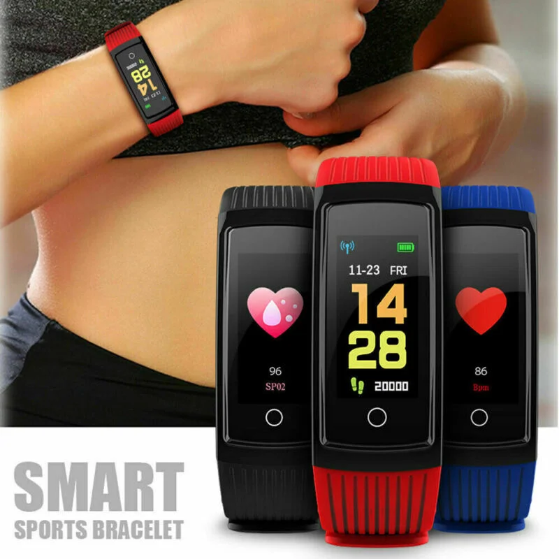 2023 Новые Смарт-часы Браслет для отслеживания спортивной активности Браслет для здоровья IP67 Водонепроницаемый Фитнес-браслет для Android IOS Бесплатная доставка - 3