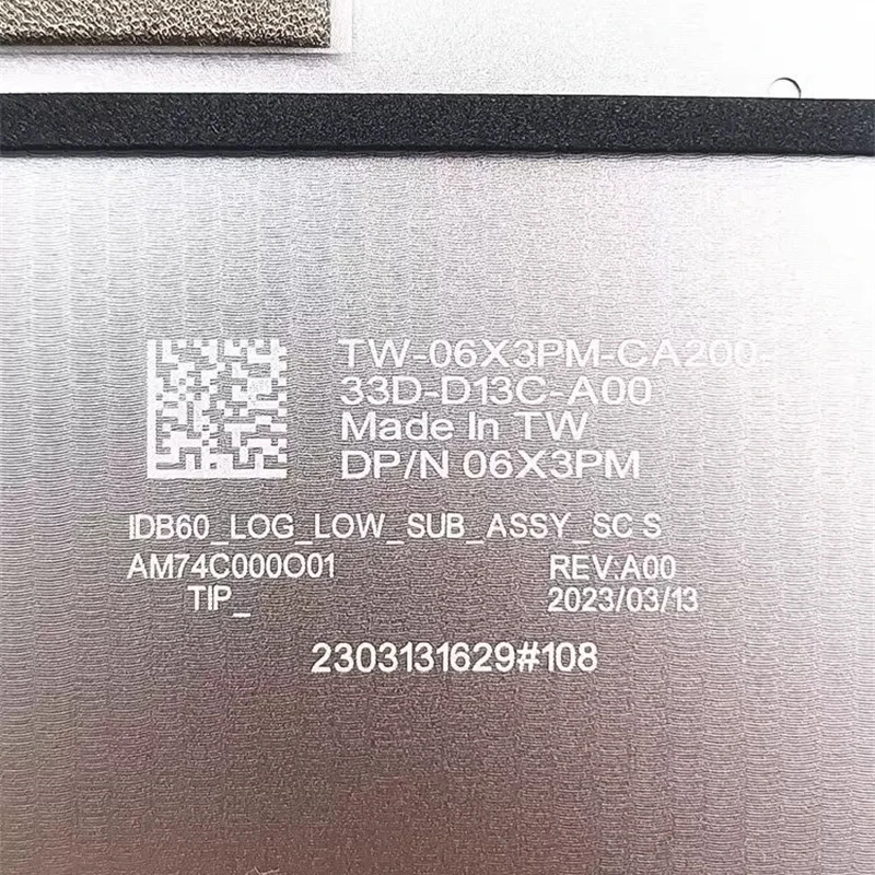 Новый ОРИГИНАЛЬНЫЙ чехол для нижней крышки ноутбука DELL Precision 16 5680 M5680 IDB60 6X3PM 06X3PM - 3