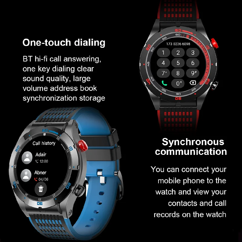 2023 Мужские NFC Bluetooth Call AMOLED Экран 24-Часовой Мониторинг сердечного ритма и артериального давления Голосовой Помощник с Искусственным Интеллектом Водонепроницаемые Умные Часы - 4