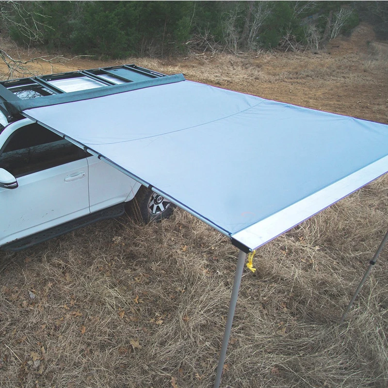 Автомобильный боковой тент на крыше, выдвижной навес, автомобильный боковой козырек, внешний водонепроницаемый солнцезащитный козырек для наружного расширения бездорожья - 4