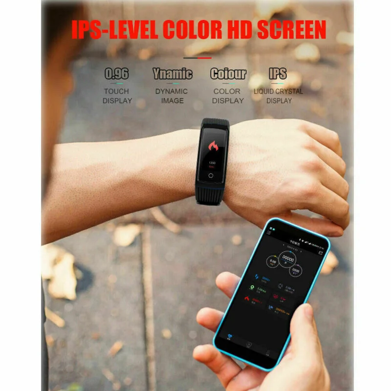 2023 Новые Смарт-часы Браслет для отслеживания спортивной активности Браслет для здоровья IP67 Водонепроницаемый Фитнес-браслет для Android IOS Бесплатная доставка - 4