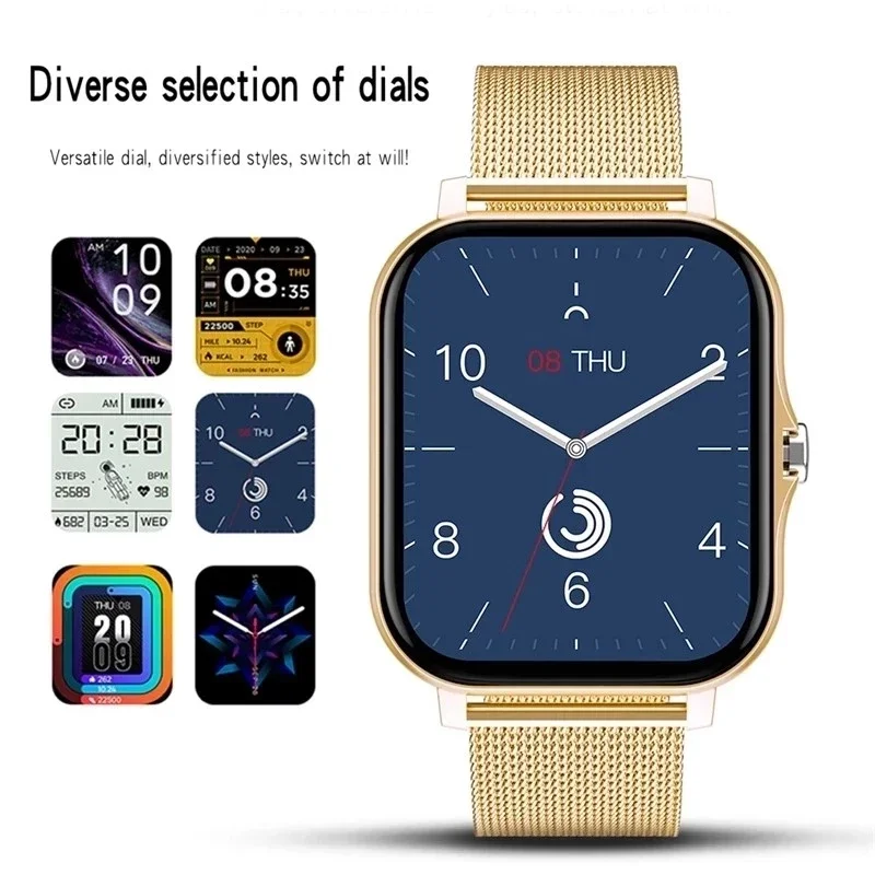 Смарт-Часы Мужские Женские Smartwatch 2022 с Bluetooth-Подключением, Фитнес-Трекер для Apple iPhone SE LG Q6 X600Motorola XT1635 MOTO Z - 4