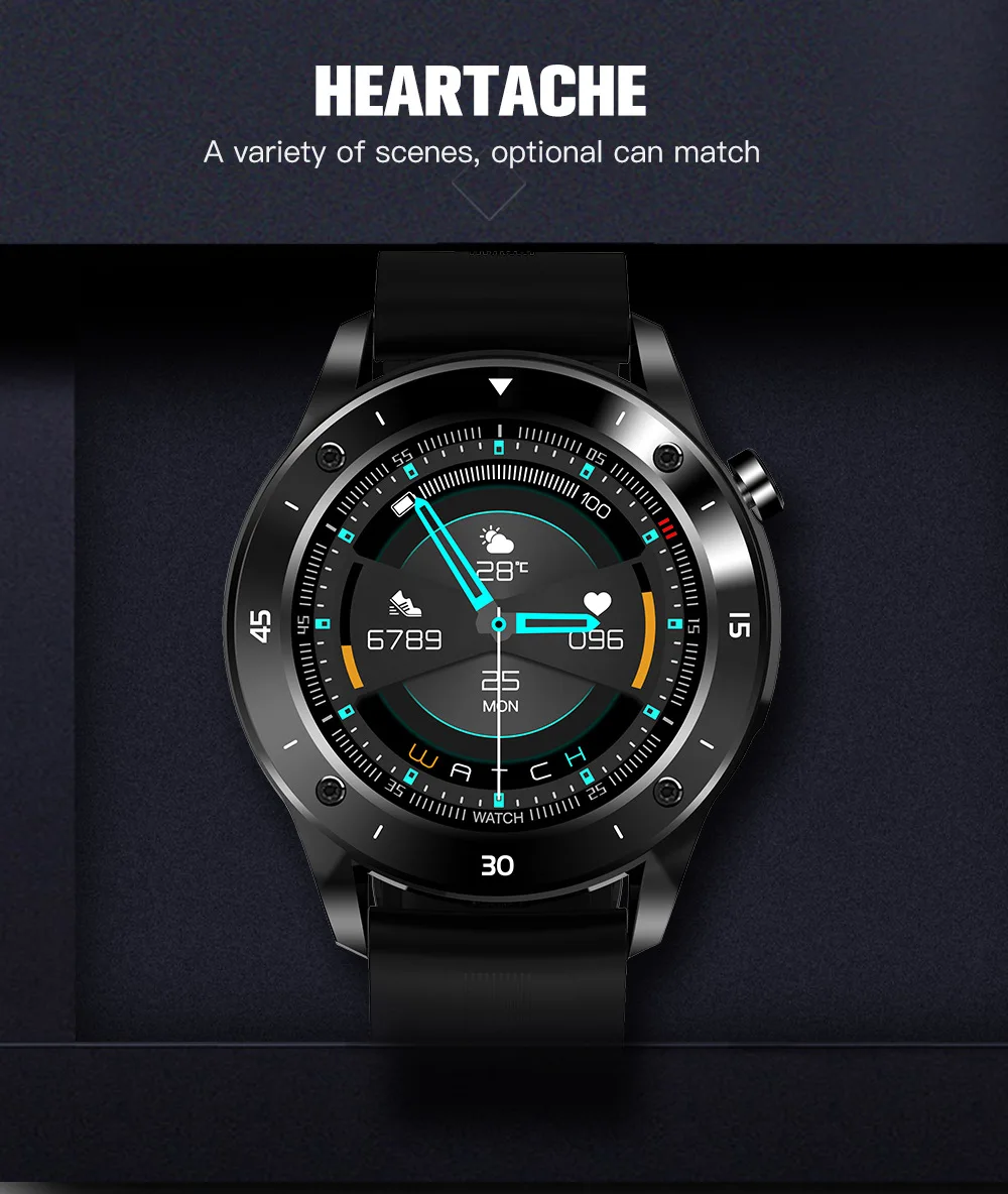 Lenovo Мужские Спортивные Смарт-часы GT5 с Полным Сенсорным Управлением Частотой сердечных сокращений по Bluetooth, Умные Часы, Фитнес-Трекер, GPS Браслет, Женский Подарок 2023 - 4