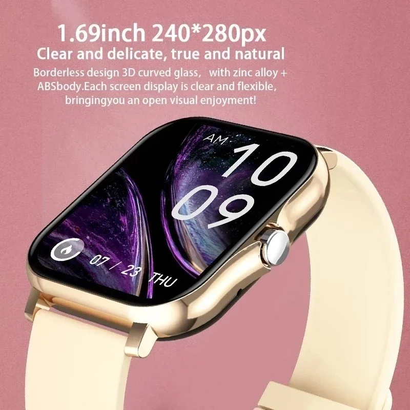 Смарт-Часы Мужские Женские Smartwatch 2022 с Bluetooth-Подключением, Фитнес-Трекер для Apple iPhone SE LG Q6 X600Motorola XT1635 MOTO Z - 5