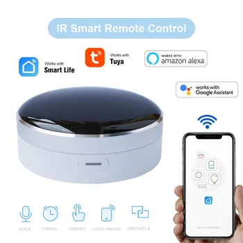 ИК Универсальный пульт дистанционного управления Tuya WiFi Умный дом для кондиционера ТВ Приложение Работает с Alexa Google Assistant Siri Голосовая команда