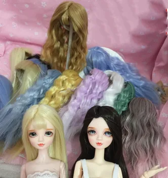 парики из волос для куклы bjd SD 1/6 bjd doll diy парики для куклы BJD