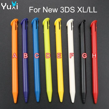 YuXi 2 шт./лот, пластиковый и металлический выдвижной сенсорный стилус для нового 3DS XL LL