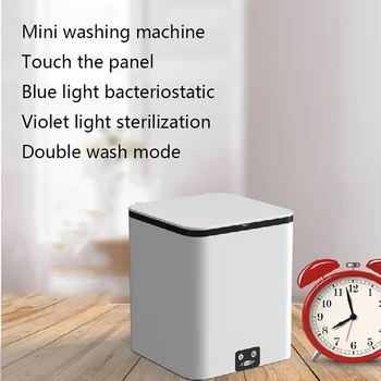 Портативная мини-стиральная машина Емкостью 4,5 л, полуавтоматическая маленькая стиральная машина для нижнего белья, носков, ведра для чистки одежды