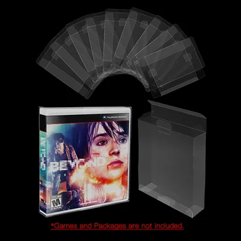 10 шт./30 шт. Защитный чехол для коробки PS4 PS5 Blu-ray XBONE PS3 Game Прозрачная Пластиковая Защитная Коробка Для Дисплея