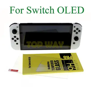 30ШТ Защитная пленка из закаленного стекла 9H HD для экрана Nintendo Switch OLED Защитная пленка для экрана Switch OLED Игровые Аксессуары