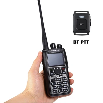 ANYTONE DMR Цифровое двустороннее радио AT-D878UV ПЛЮС Двухдиапазонная УКВ/УВЧ Портативная рация с GPS BT PTT