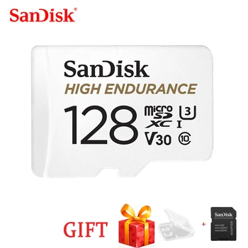 SanDisk Высокоточный видеомониторинг 32 ГБ 64 ГБ 128 ГБ 256 ГБ SD-карта SDHC/SDXC Class10 40 МБ/с./с TF-карта для видеомониторинга