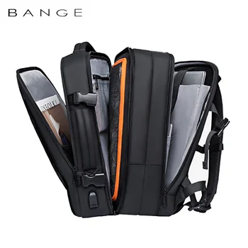 Рюкзак для Путешествий, Мужской Деловой Эстетичный Рюкзак, Школьная Расширяемая USB-сумка, Большая емкость 17,3 для ноутбука, Водонепроницаемый рюкзак