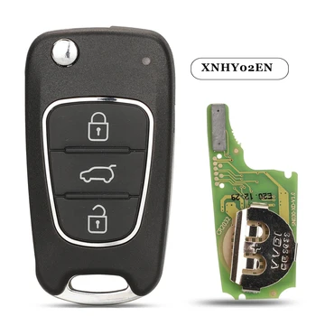 jingyuqin 5pcs Xhorse XNHY02EN Универсальный дистанционный брелок для ключей Hyunadi для VVDI Key Tool 3 Кнопки