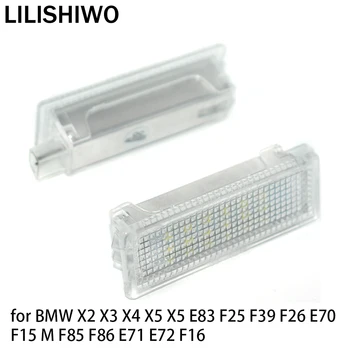 LILISHIWO Любезно Предоставлено Пространство для ног Двери Багажника Свет Лампы для BMW X2 X3 X4 X5 X5 E83 F25 F39 F26 E70 F15 M F85 F86 E71 E72 F16