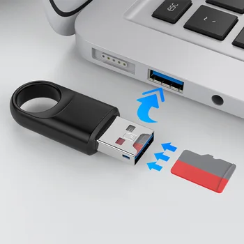 Устройство чтения карт памяти USB 3.0 Высокоскоростной адаптер для чтения карт памяти USB 3.0 для TF SD ПК Компьютер ноутбук