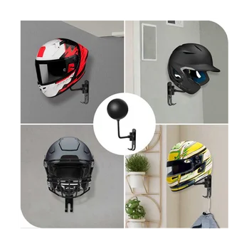 Стойка для велосипедного шлема с поворотом на 180 градусов Стойка для шлема, Вешалка для мотоциклетного шлема для мотоцикла, пальто, кепки, футбольного шлема