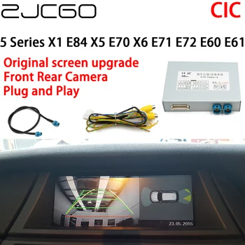 ZJCGO Автомобильная Задняя Передняя Камера Заднего Вида Цифровой Декодер Коробка Интерфейсный Адаптер CIC Для BMW 5 Серии X1 E84 X5 E70 X6 E71 E72 E60 E61