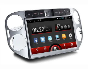 Android 5.1.1 Система 10,1 дюймовый Экран авторадио автомобильный DVD-плеер GPS навигационная система авторадио для Volkswagen Tiguan 2013-2015