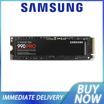 Оригинальный SSD Samsung 990 PRO 1 ТБ 2 ТБ PCIe 4.0 M.2 2280 netac pcie 4 с контролем тепловыделения, высокоскоростной накопитель M2 NAND