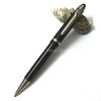 Шариковая ручка Jinhao из черного и серебристого металла, Профессиональная ручка для письма JRP001