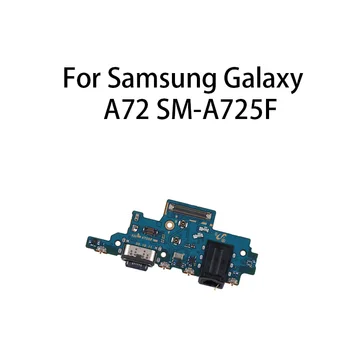 Гибкий кабель для зарядки Samsung Galaxy A72 SM-A725F USB-порт для зарядки, разъем для док-станции, плата для зарядки, гибкий кабель