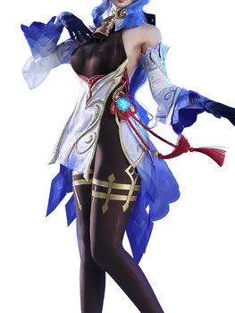 Костюм Genshin Impact cos Ван Сяомэй Ганью для косплея, женский анимационный костюм, женский игровой костюм