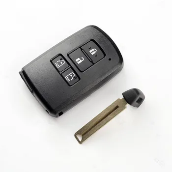 Чехол для смарт-ключа Toyota 2012, 4 кнопки, двусторонняя раздвижная дверь, сменный чехол для ключей