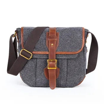 Классическая винтажная сумка-мессенджер KOOGER, Модная Маленькая сумка через плечо, сумки-ранцы через плечо для мужчин и женщин