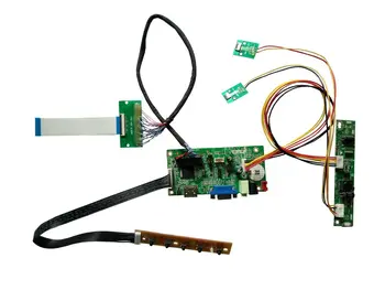 HDMI-совместимый Драйвер платы контроллера VGA LVDS Для 12,3-дюймового светодиодного экрана C123HAN01.0 1920x720 40-контактный кабель