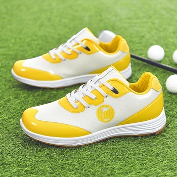 Профессиональная обувь для гольфа, Мужские нескользящие кроссовки для гольфа, Женская обувь для гольфа, Повседневная обувь для гольфа на открытом воздухе, для прогулок по траве, для игроков в гольф