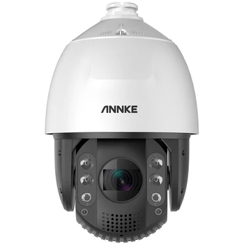 Annke 8MP 4K IP-камера Poe Zoom Видеонаблюдение На Открытом Воздухе AI Отслеживание человека Цветное Ночное Видение CCTV Камера Безопасности 25-КРАТНЫЙ Зум
