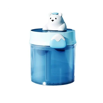 Медведь Увлажнитель воздуха для Ванны USB Чайник Распылитель для Немого Ультразвукового Увлажнителя Синий